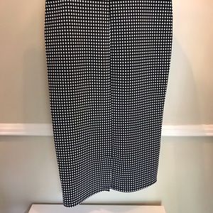 Old Navy black and white pencil skirt XS